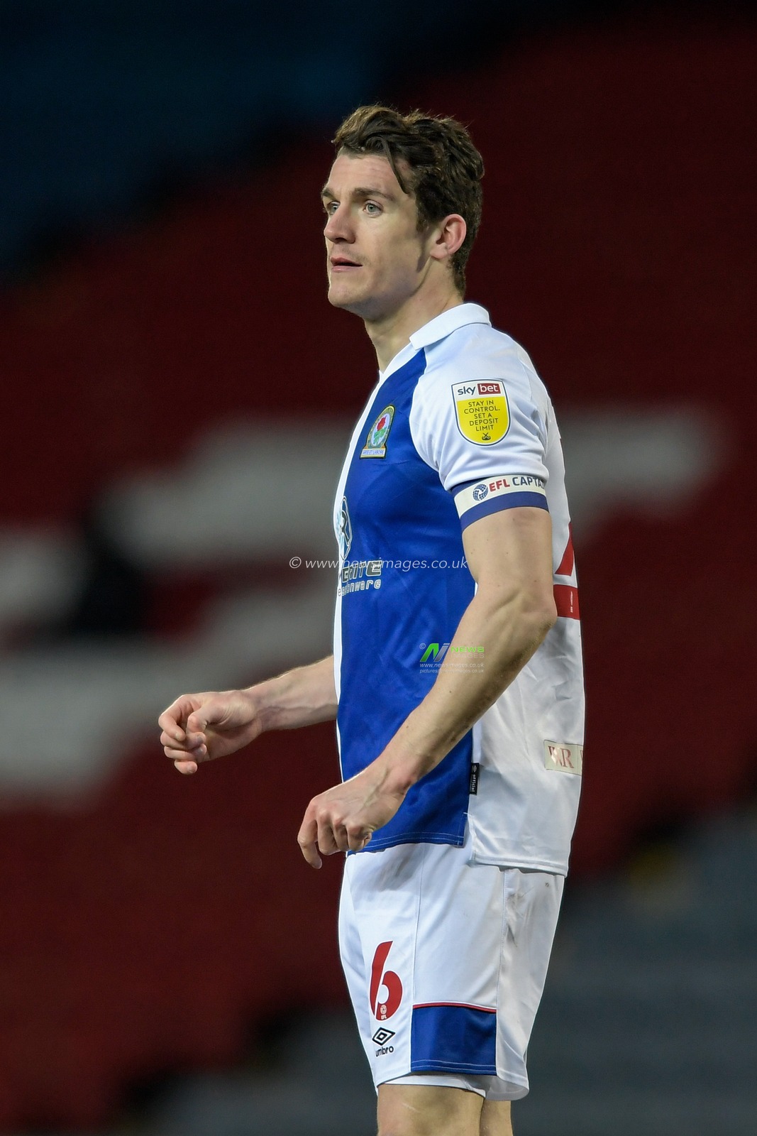 Darragh Lenihan #26 of Blackburn Rovers in action during the game