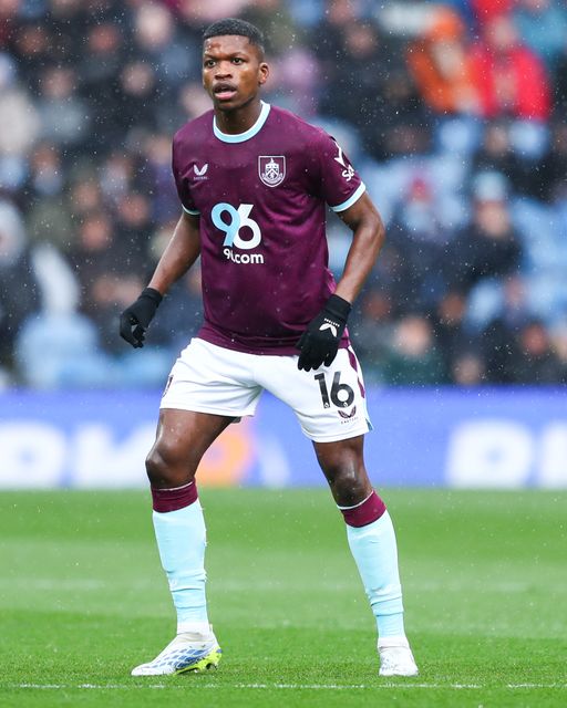 Florentino Luis of Burnley during the Premier League match Burnley vs Brighton & Hove Albion at Turf Moor, Burnley, United Kingdom on 11 April 2026

(Photo by Jorge Horsted/News Images)