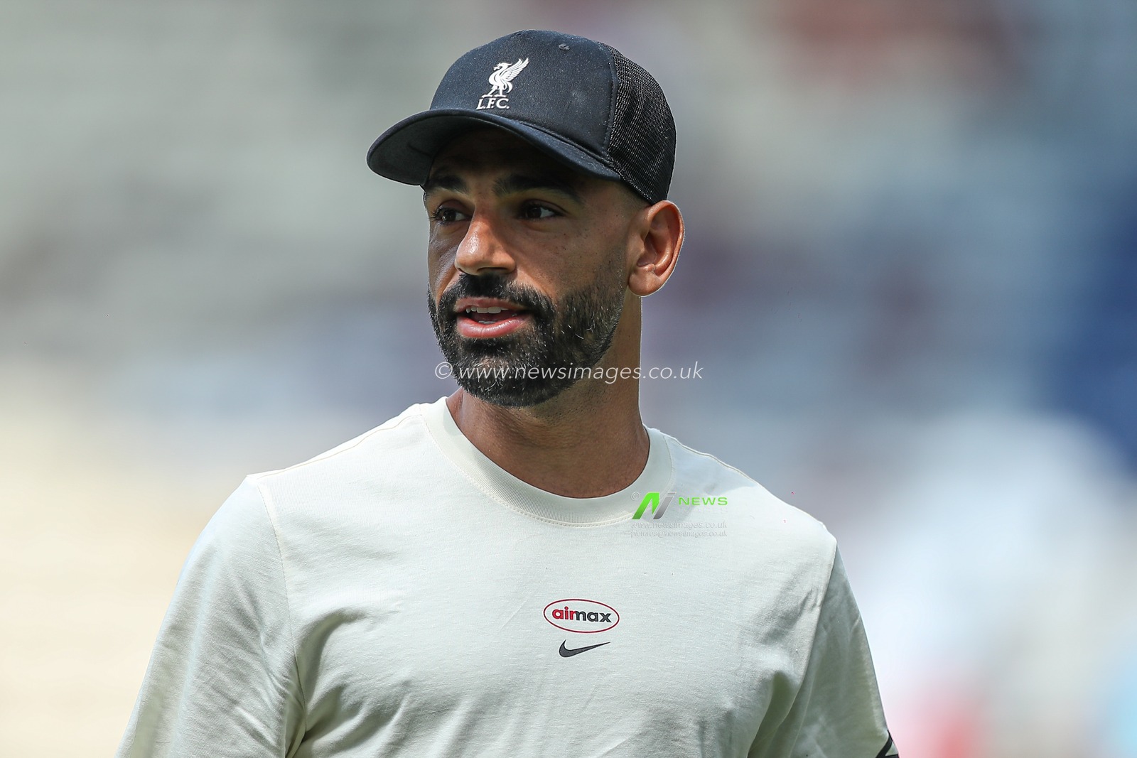 Mohamed Salah of Liverpool arrives at stadium during the Pre-season friendly match Preston North End vs Liverpool at Deepdale, Preston, United Kingdom, 13th July 2025

(Photo by Jorge Horsted/News Images)