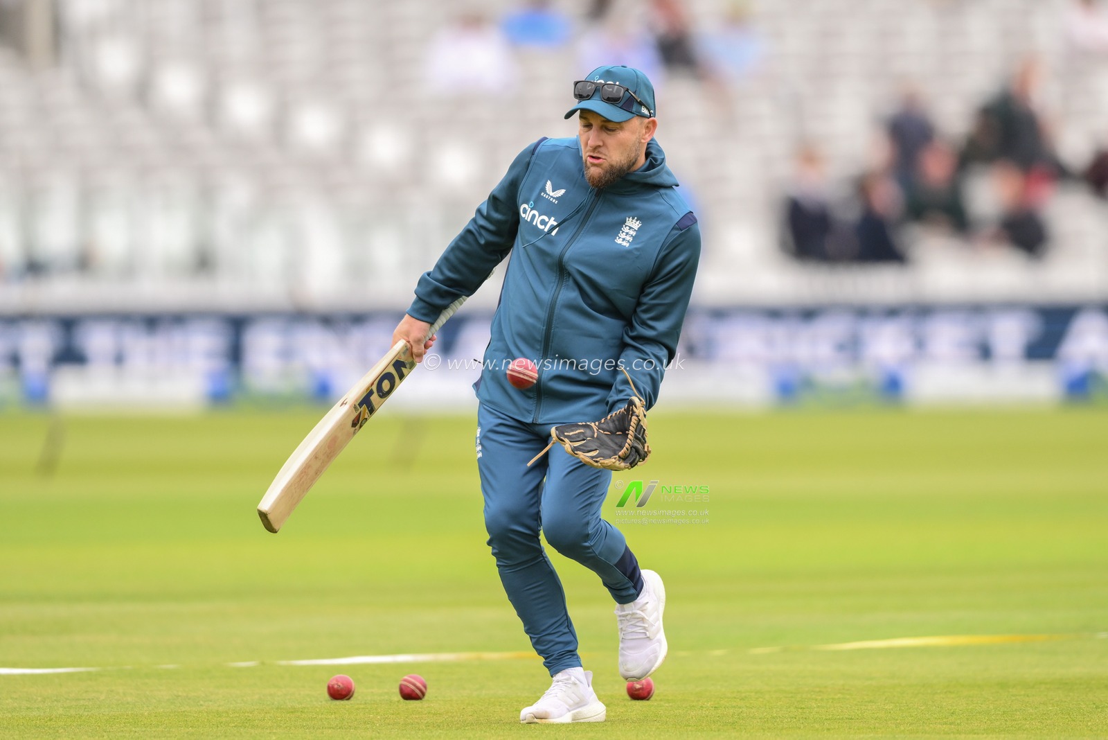 England cricket coach Brendan McCullum during prematch warm up during the LV= Insurance day one Test match England vs Ireland at Lords, London, United Kingdom, 1st June 2023

(Photo by Craig Thomas/News Images)