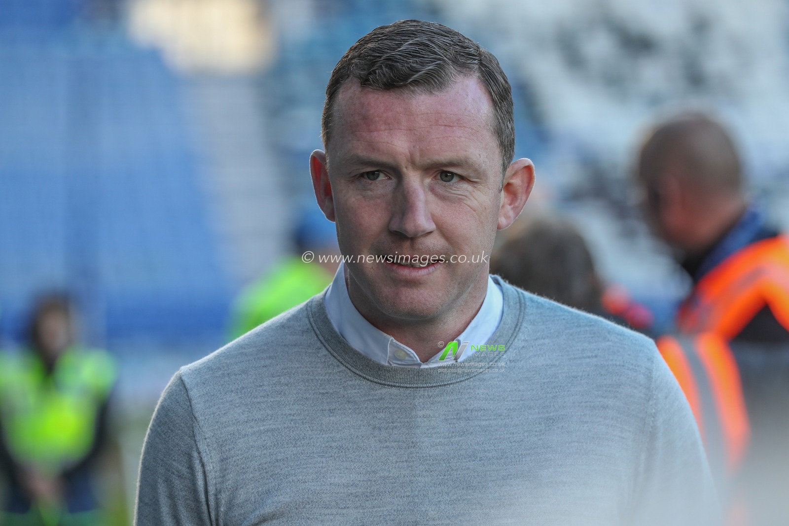 Neill Collins Head coach of Barnsley arrives during the Sky Bet League 1 match Portsmouth vs Barnsley at Fratton Park, Portsmouth, United Kingdom, 16th April 2024

(Photo by Alfie Cosgrove/News Images)