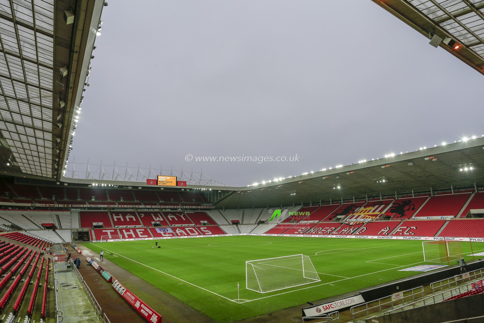 A general view of the Stadium of Light before the Sky Bet League One match between Sunderland and Milton Keynes Dons