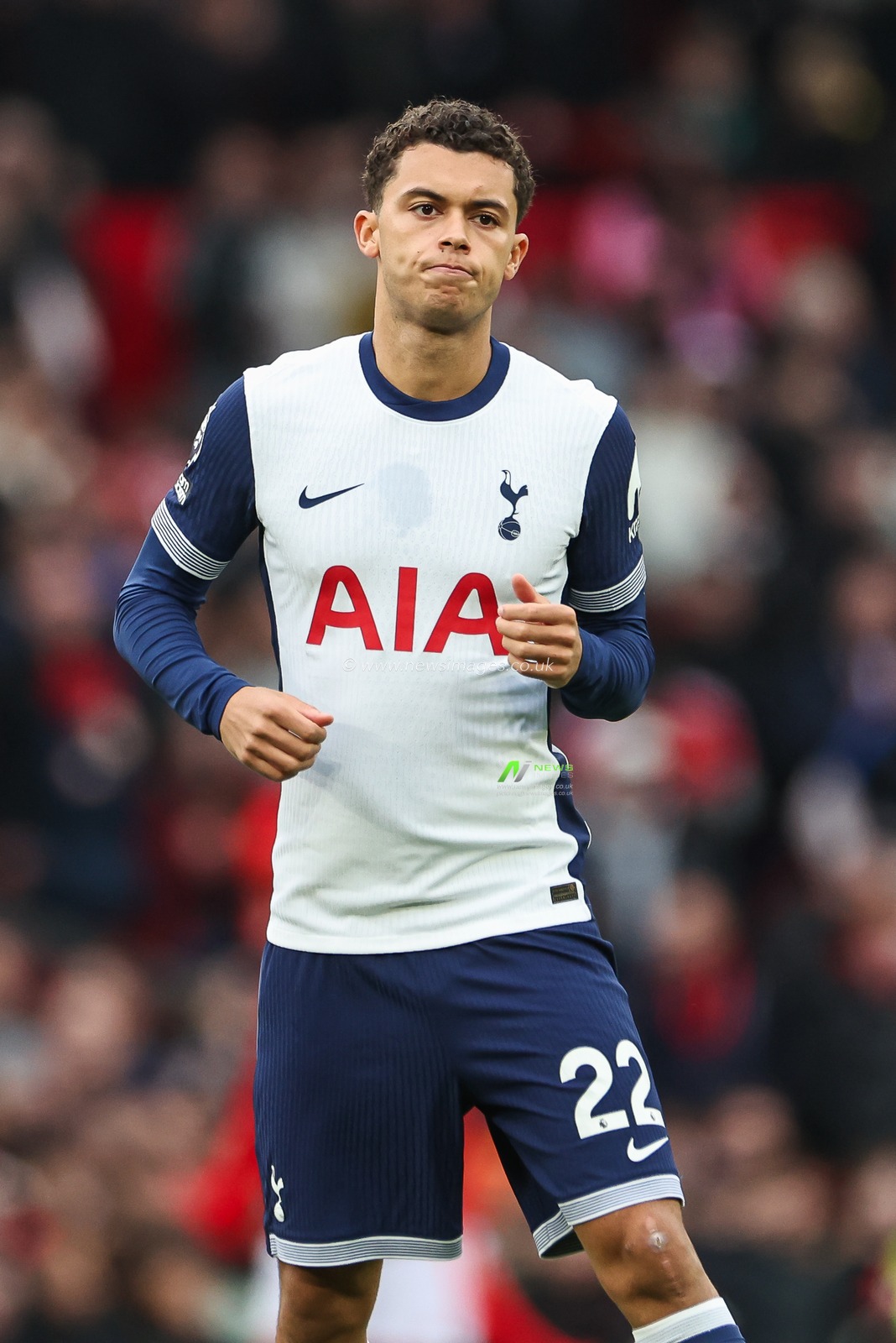 Brennan Johnson of Tottenham Hotspur during the Premier League match Manchester United vs Tottenham Hotspur at Old Trafford, Manchester, United Kingdom, 29th September 2024

(Photo by Mark Cosgrove/News Images)