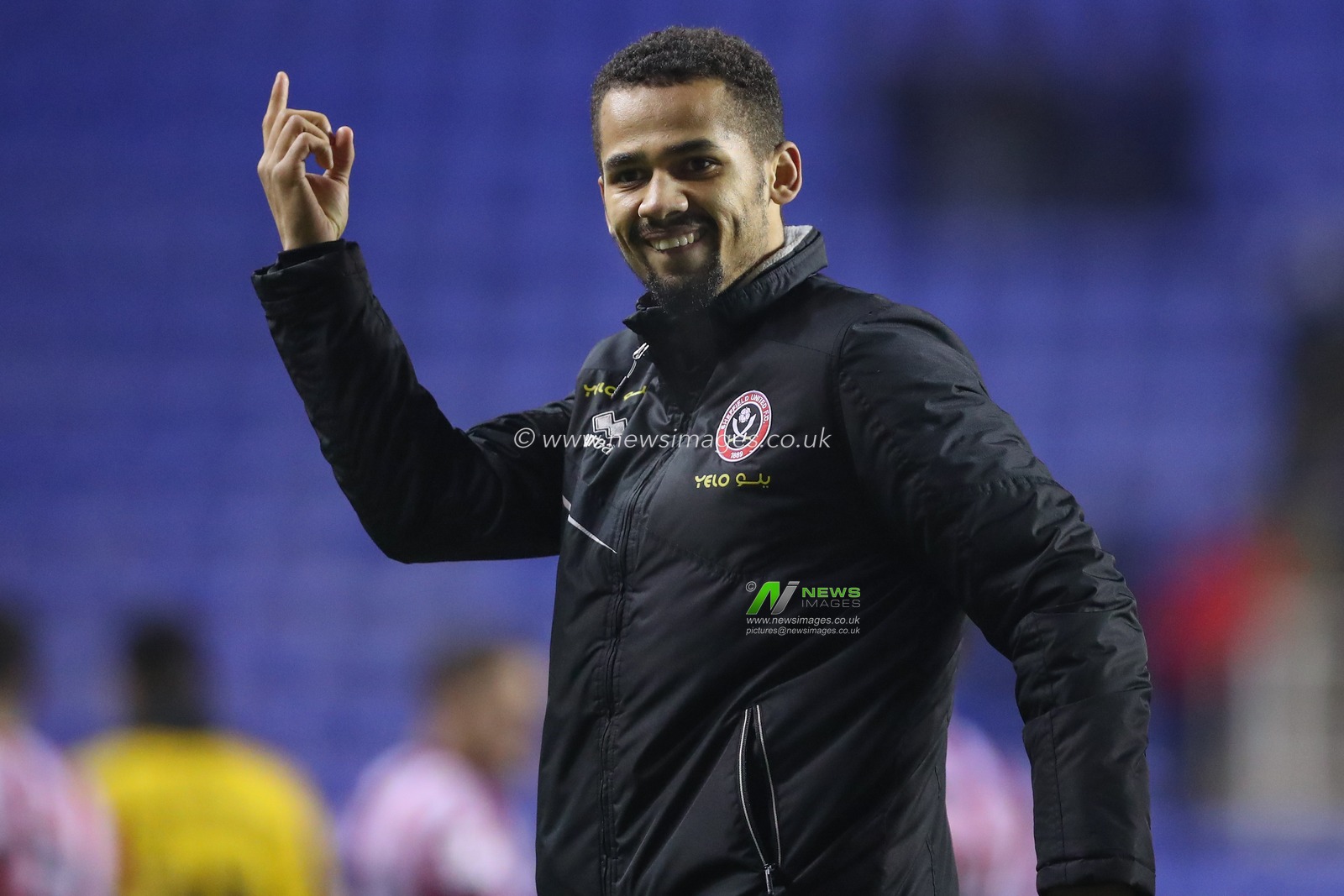 Iliman Ndiaye #29 of Sheffield United celebrates his teams win after the Sky Bet Championship match Reading vs Sheffield United at Select Car Leasing Stadium, Reading, United Kingdom, 7th March 2023

(Photo by Gareth Evans/News Images)
