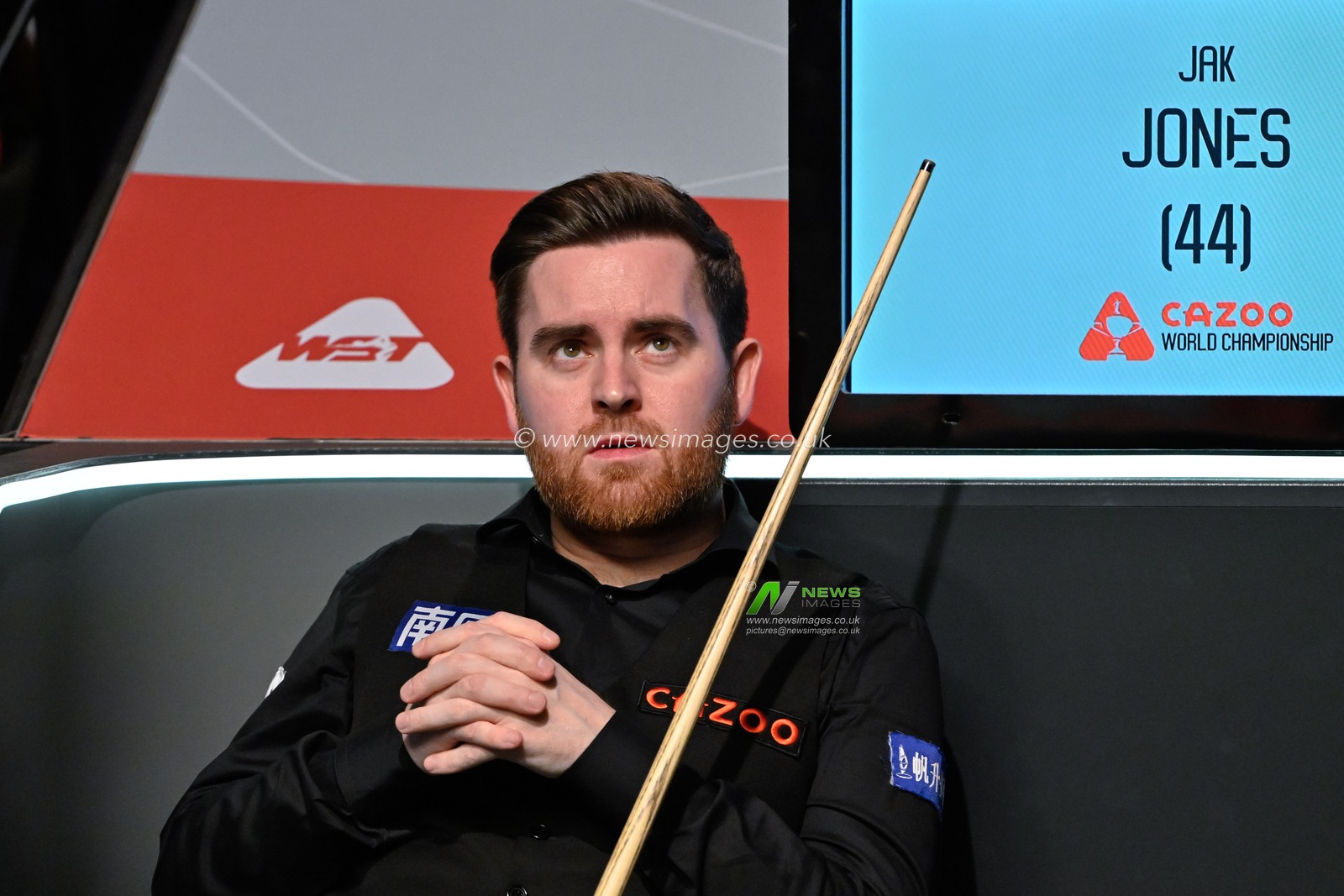 Jak Jones reacts, during the Cazoo World Championships 2024 Final at Crucible Theatre, Sheffield, United Kingdom, 5th May 2024

(Photo by Cody Froggatt/News Images)