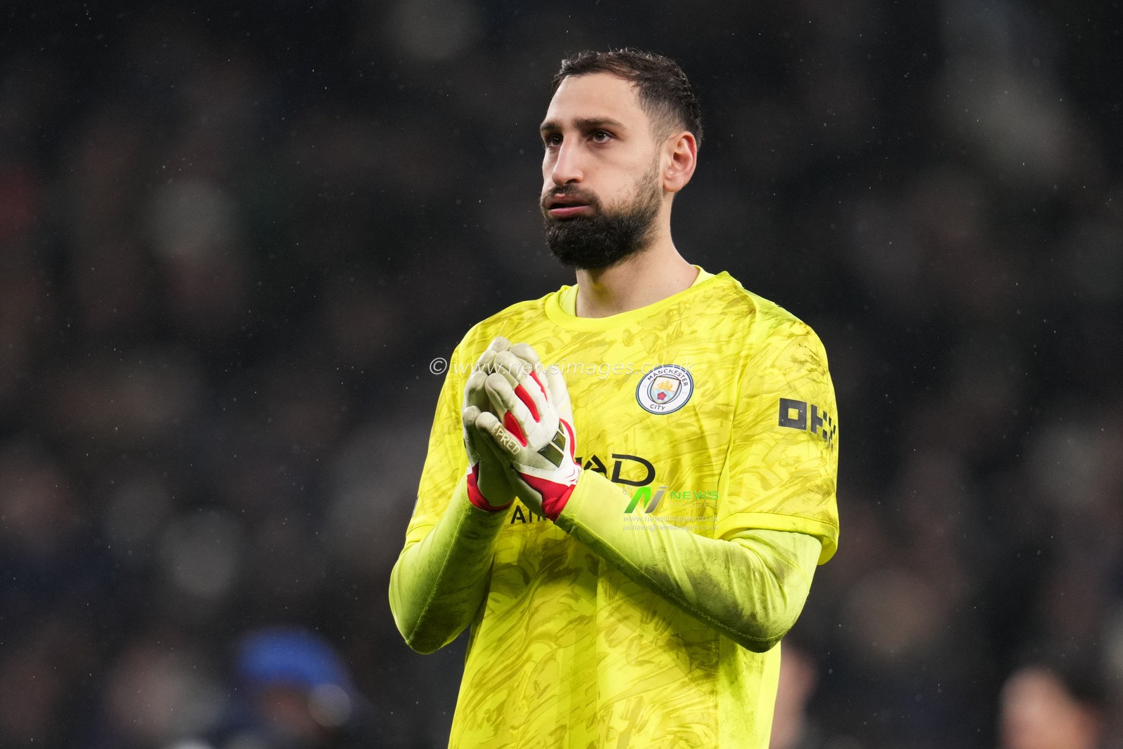 Gianluigi Donnarumma of Manchester City visually frustrated at full time during the Premier League match Tottenham Hotspur vs Manchester City at Tottenham Hotspur Stadium, London, United Kingdom, 1st February 2026

(Photo by Harvey Murphy/News Images)