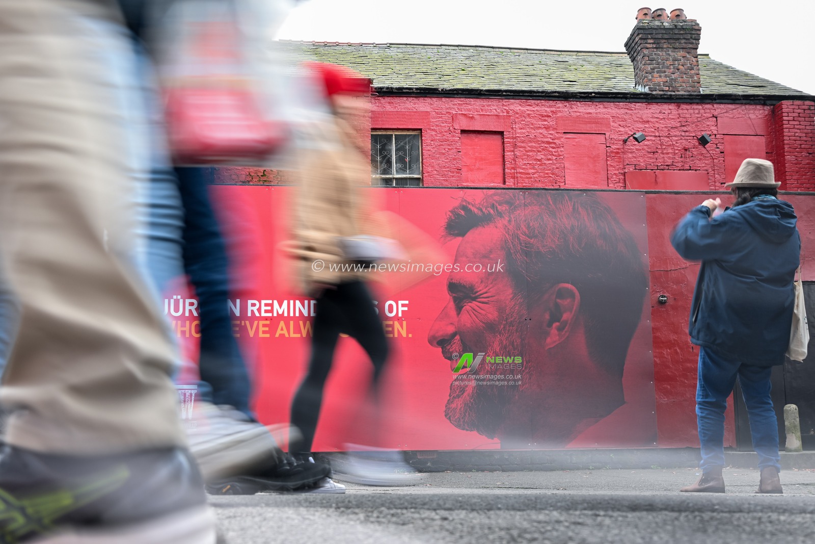 Fans arrive ahead of the Premier League match Liverpool vs Brighton and Hove Albion at Anfield, Liverpool, United Kingdom, 2nd November 2024

(Photo by Cody Froggatt/News Images)