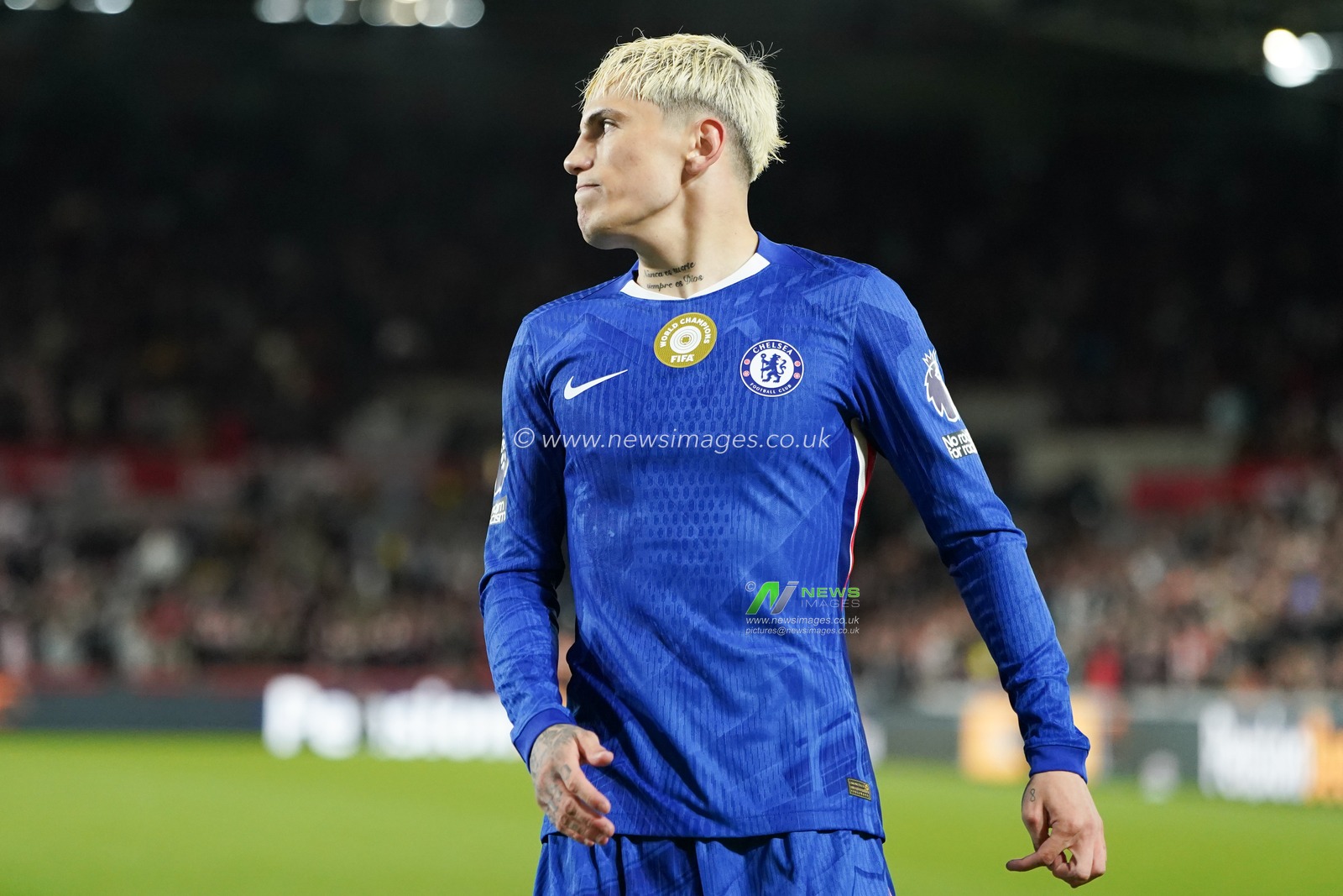 Alejandro Garnacho of Chelsea during the Premier League match Brentford vs Chelsea at The Gtech Community Stadium, London, United Kingdom, 13th September 2025

(Photo by Harvey Murphy/News Images)