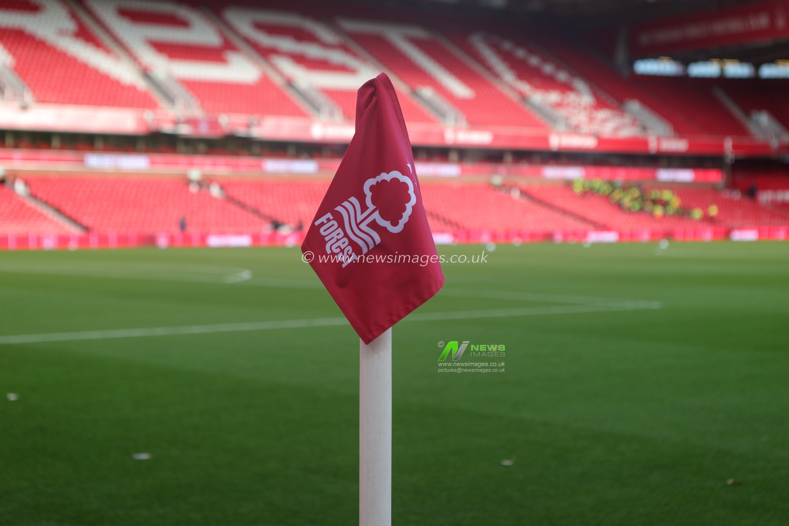 A general view of City Ground ahead of  the Premier League match Nottingham Forest vs Brighton and Hove Albion at City Ground, Nottingham, United Kingdom, 30th November 2025

(Photo by Richard Bierton/News Images)

*** GER AUT SUI OUT ***