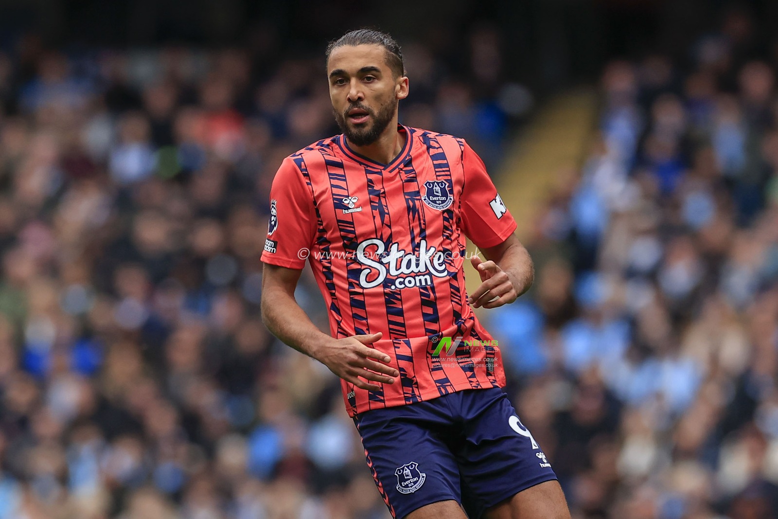 Dominic Calvert-Lewin of Everton during the Premier League match Manchester City vs Everton at Etihad Stadium, Manchester, United Kingdom, 10th February 2024

(Photo by Conor Molloy/News Images)