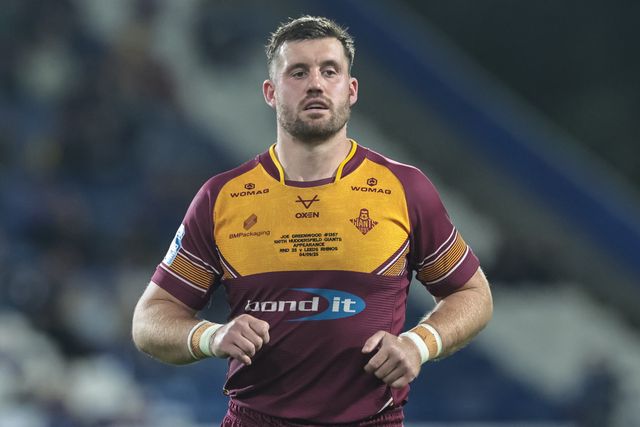 Joe Greenwood of Huddersfield Giants during the Betfred Super League Round 25 match Huddersfield Giants vs Leeds Rhinos at Accu Stadium, Huddersfield, United Kingdom, 4th September 2025

(Photo by Mark Cosgrove/News Images)