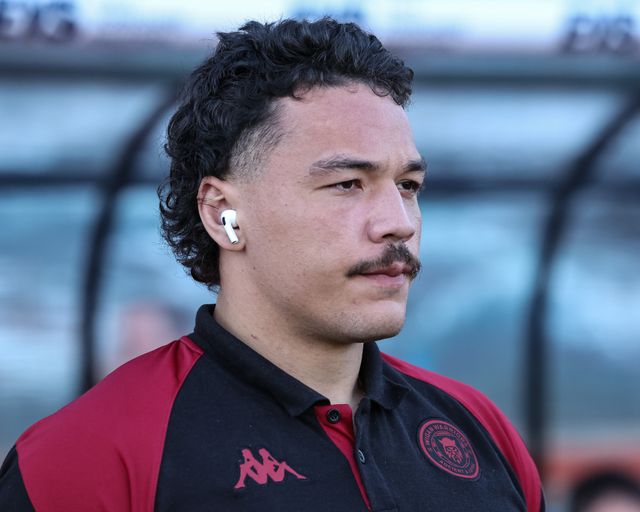 Tyler Dupree of Wigan Warriors arrives during the Betfred Super League Round 7 match Hull KR vs Wigan Warriors at Sewell Group Craven Park, Kingston upon Hull, United Kingdom, 11th April 2025

(Photo by Mark Cosgrove/News Images)
