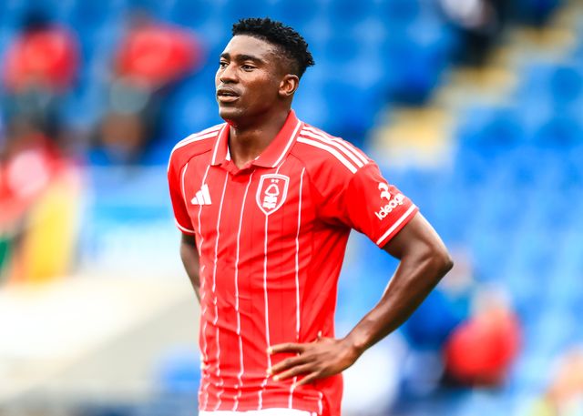 Taiwo Awoniyi of Nottingham Forest during the Pre-season friendly match Nottingham Forest vs Monaco at SMH Group Stadiumact Stadium, Chesterfield, United Kingdom, 19th July 2025

(Photo by Richard Bierton/News Images)
