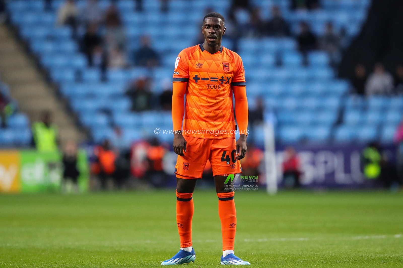 Axel Tuanzebe of Ipswich Town during the Sky Bet Championship match Coventry City vs Ipswich Town at Coventry Building Society Arena, Coventry, United Kingdom, 30th April 2024

(Photo by Gareth Evans/News Images)