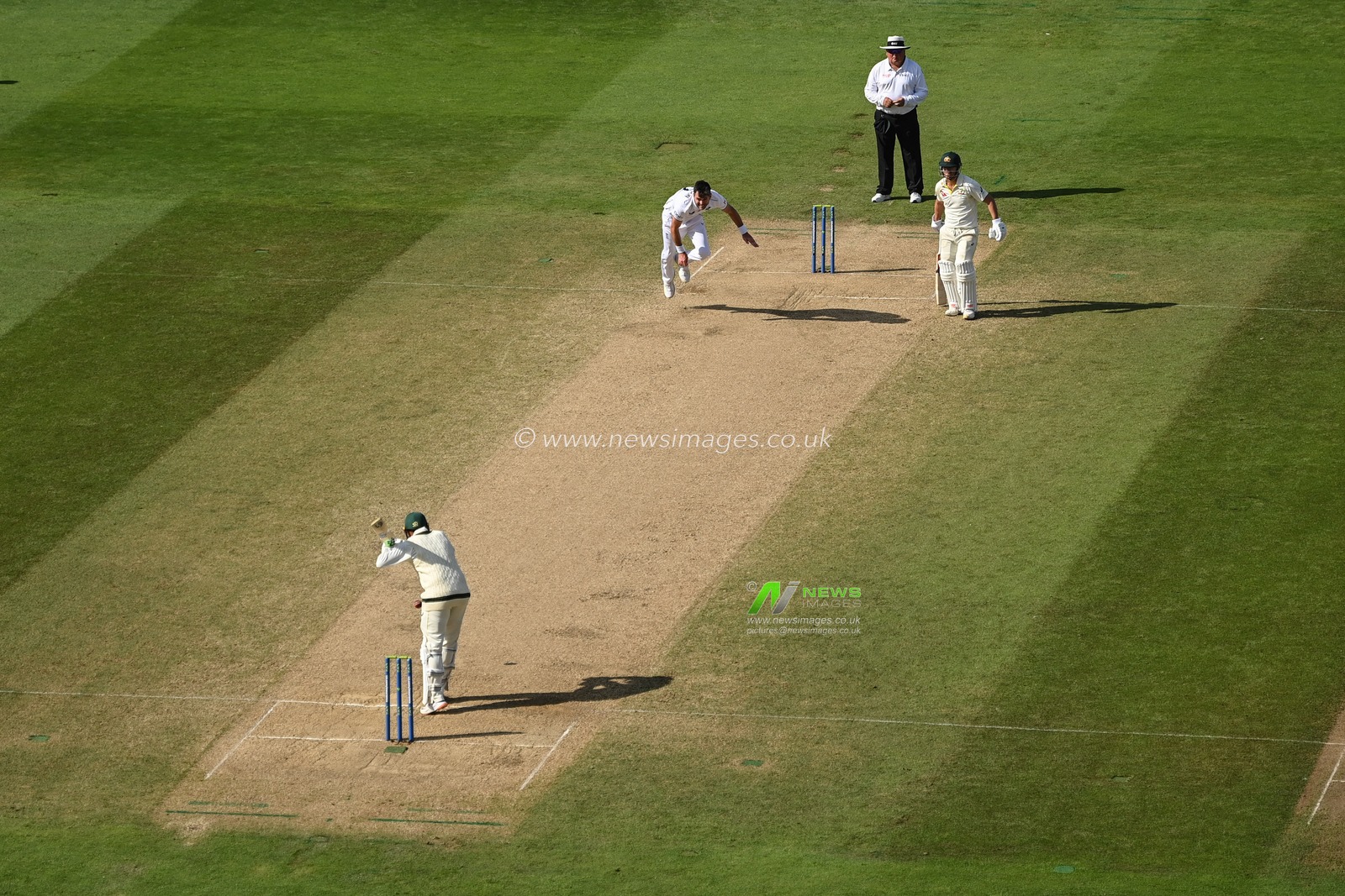 James Anderson of England delivers the ball during the LV= Insurance Ashes Test Series Day 4 match England vs Australia at Edgbaston, Birmingham, United Kingdom, 19th June 2023

(Photo by Craig Thomas/News Images)