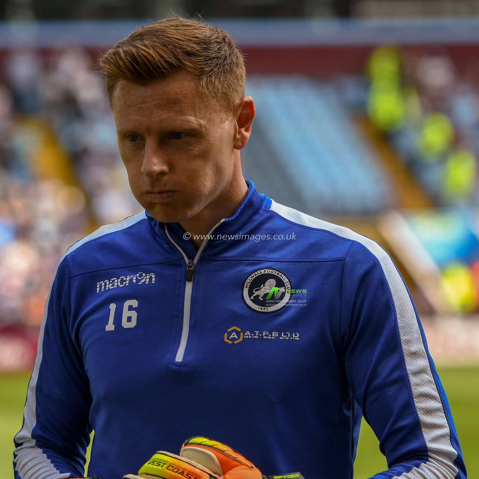 22nd April 2019 , Villa Park, Birmingham, England ; Sky Bet Championship, Aston Villa vs Millwall : David Martin (16) of Millwall 

Credit: Gareth Dalley/News Images

English Football League images are subject to DataCo Licence