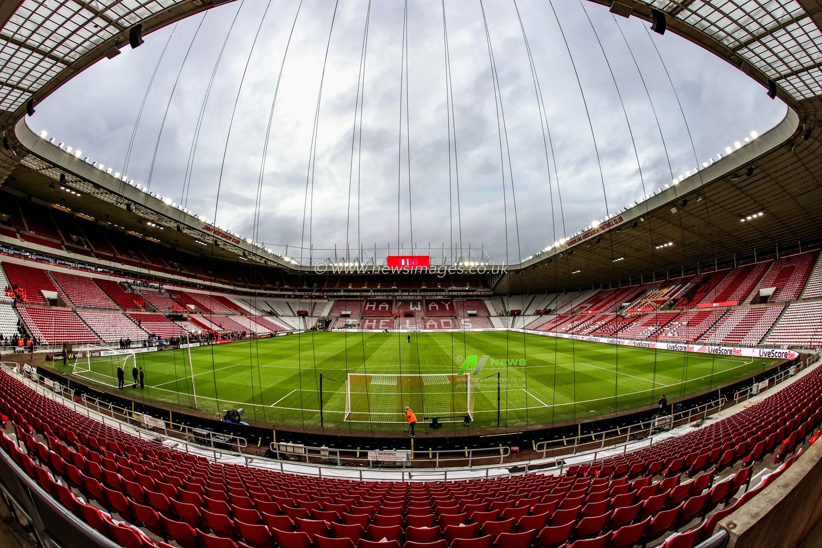 A general view of the Stadium Of Light ahead of the Premier League match Sunderland vs Newcastle United at Stadium Of Light, Sunderland, United Kingdom, 14th December 2025

(Photo by Alfie Cosgrove/News Images)

*** GER AUT SUI OUT ***