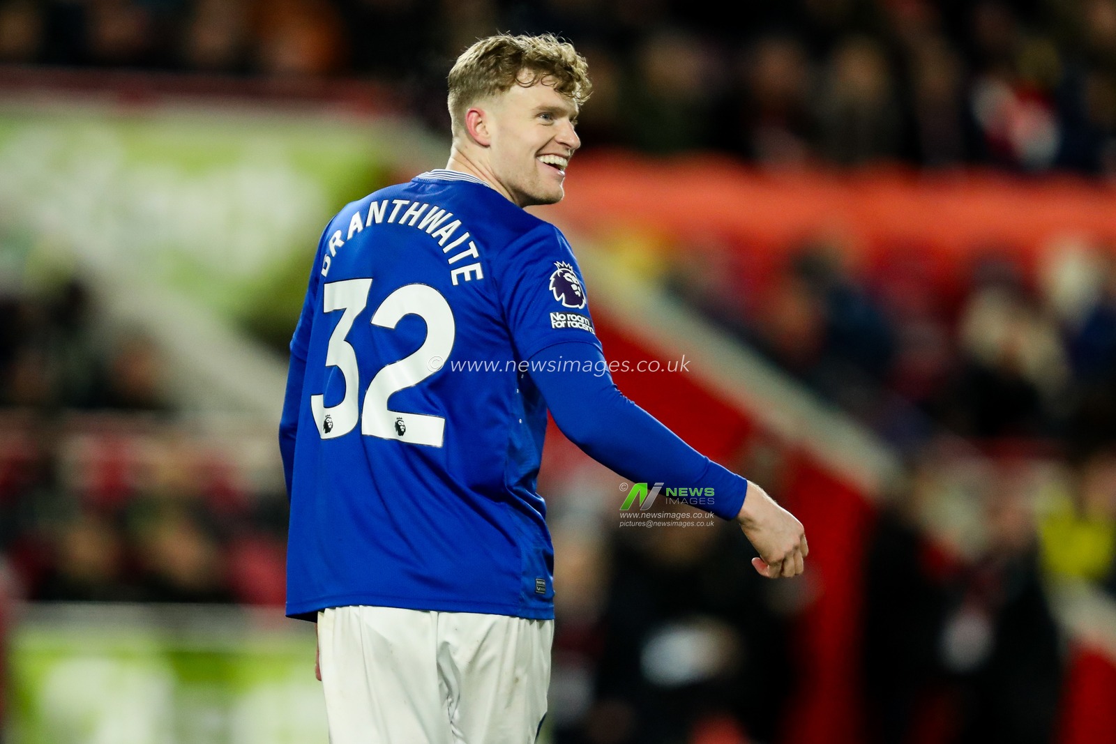 Jarrad Branthwaite of Everton reacts during the Premier League match Brentford vs Everton at The Gtech Community Stadium, London, United Kingdom, 26th February 2025

(Photo by Izzy Poles/News Images)