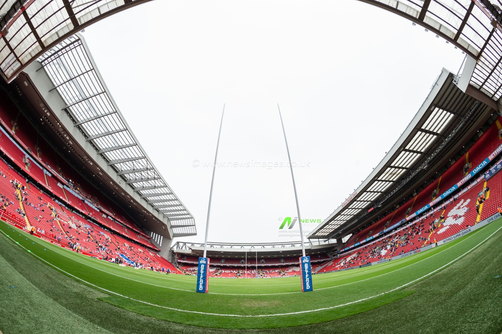 25th May 2019 , Anfield Stadium, Liverpool, England; Dacia Magic Weekend, Betfred Super League Round 16, Wakefield Trinity vs Catalans Dragons ; A general view of Anfield, venue for todays game

Credit: Richard Long/News Images