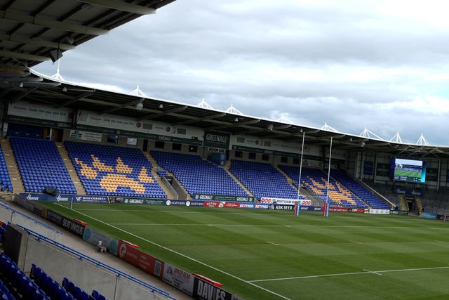 A general view of Halliwell Jones stadium ahead of the Betfred Super League round 15 match Warrington Wolves vs Leeds Rhinos at The Halliwell Jones Stadium, Warrington, United Kingdom on 18 June 2026

(Photo by Alfie Cosgrove/News Images)