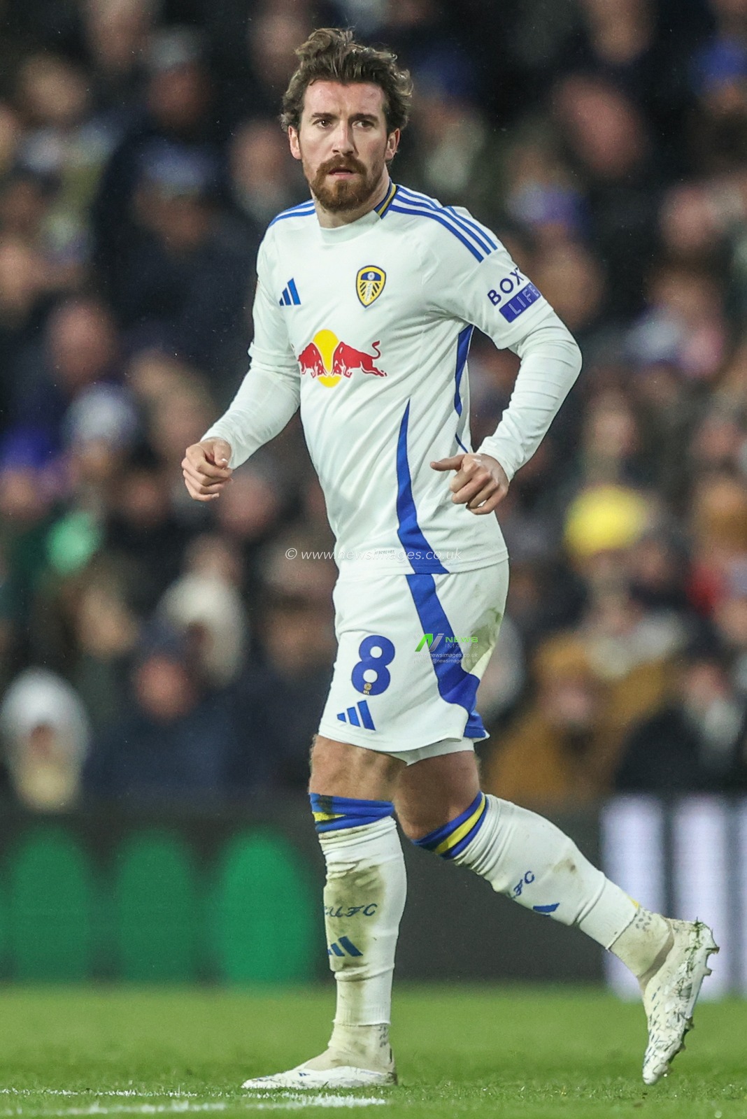 Joe Rothwell of Leeds United during the Sky Bet Championship match Leeds United vs Millwall at Elland Road, Leeds, United Kingdom, 12th March 2025

(Photo by Alfie Cosgrove/News Images)