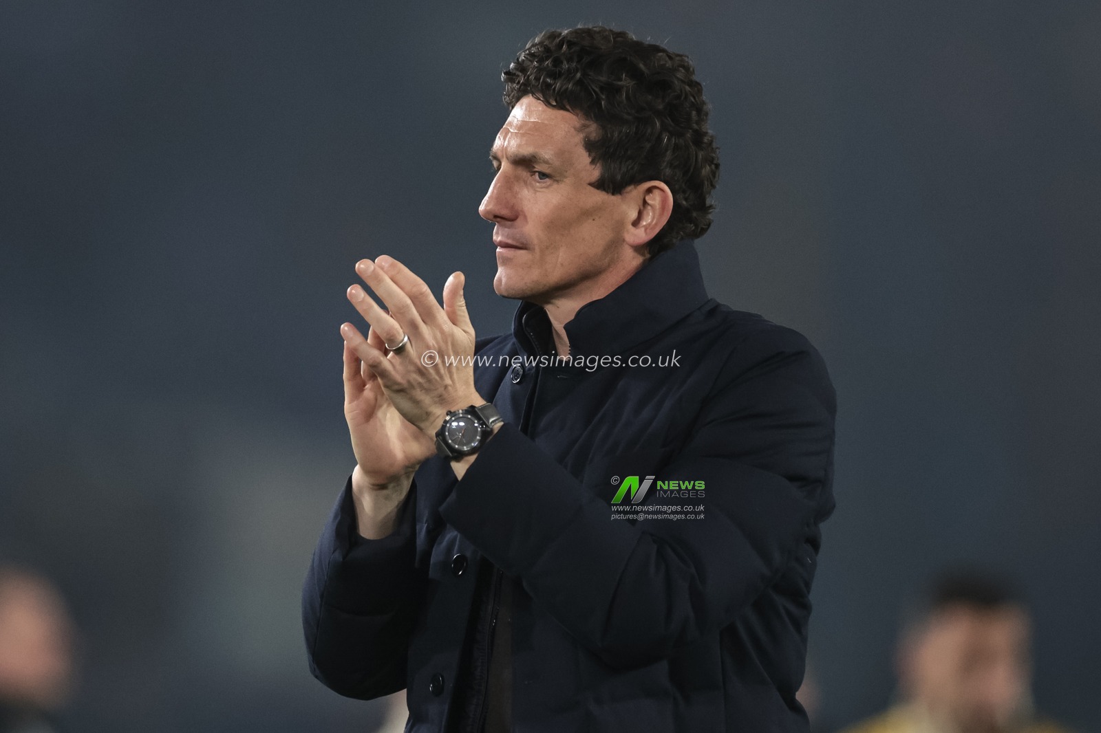 Keith Andrews manager of Brentford applauds the fans after the final whistle during the Premier League match Leeds United vs Brentford at Elland Road, Leeds, United Kingdom on 21 March 2026

(Photo by Mark Cosgrove/News Images)