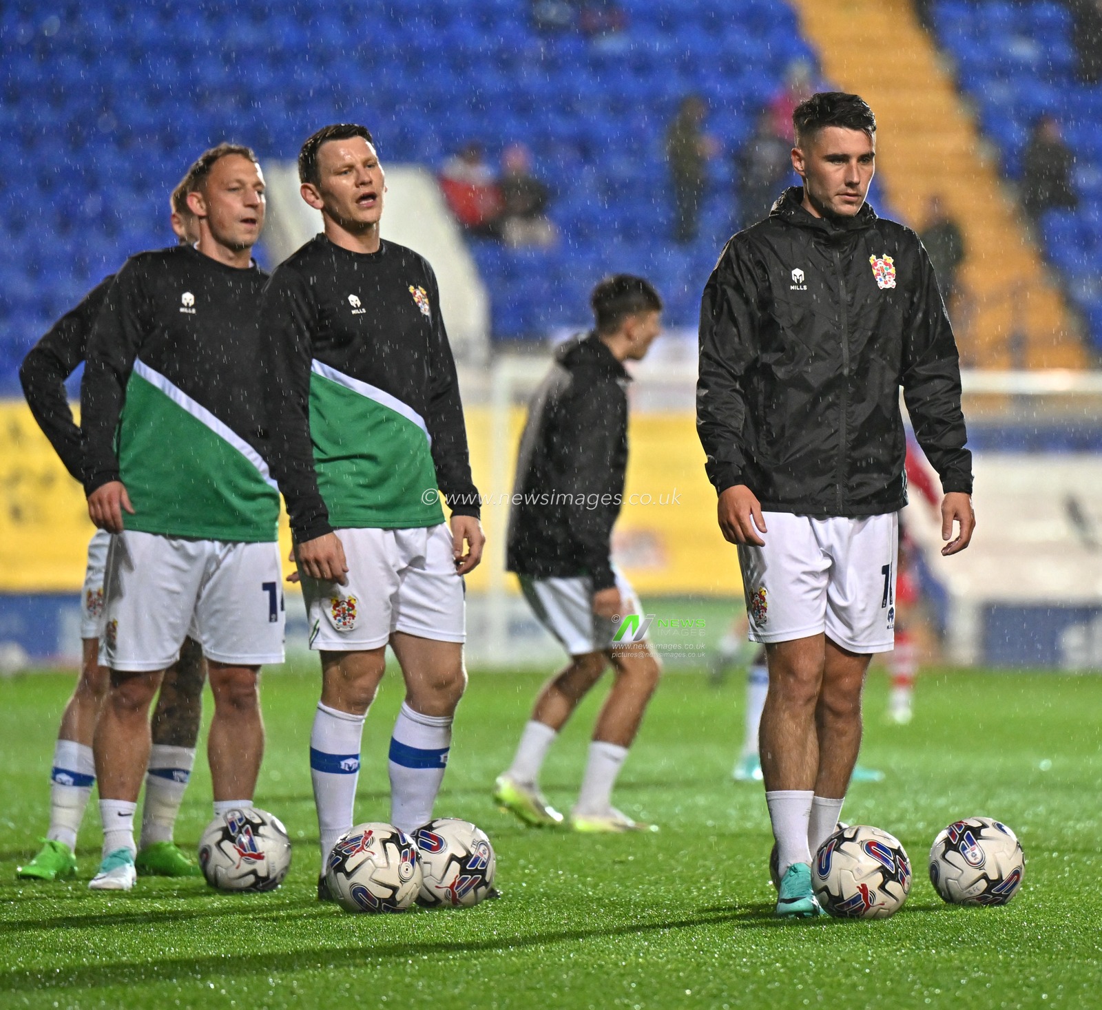 Josh Hawkes 11# of Tranmere Rovers Football Club warms up ahead of the match, during the Sky Bet League 2 match Tranmere Rovers vs Doncaster Rovers at Prenton Park, Birkenhead, United Kingdom, 20th October 2023

(Photo by Cody Froggatt/News Images)