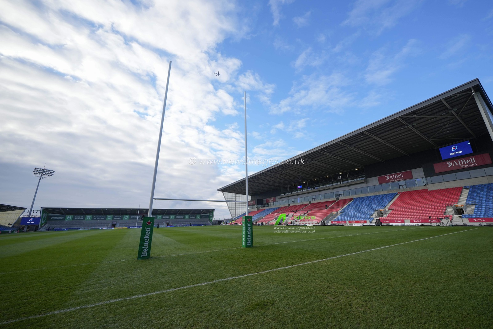 General view of AJ Bell Stadium before the European Champions Cup Group B match Sale Sharks vs Ulster Rugby at AJ Bell Stadium, Eccles, United Kingdom, 11th December 2022

(Photo by Steve Flynn/News Images)