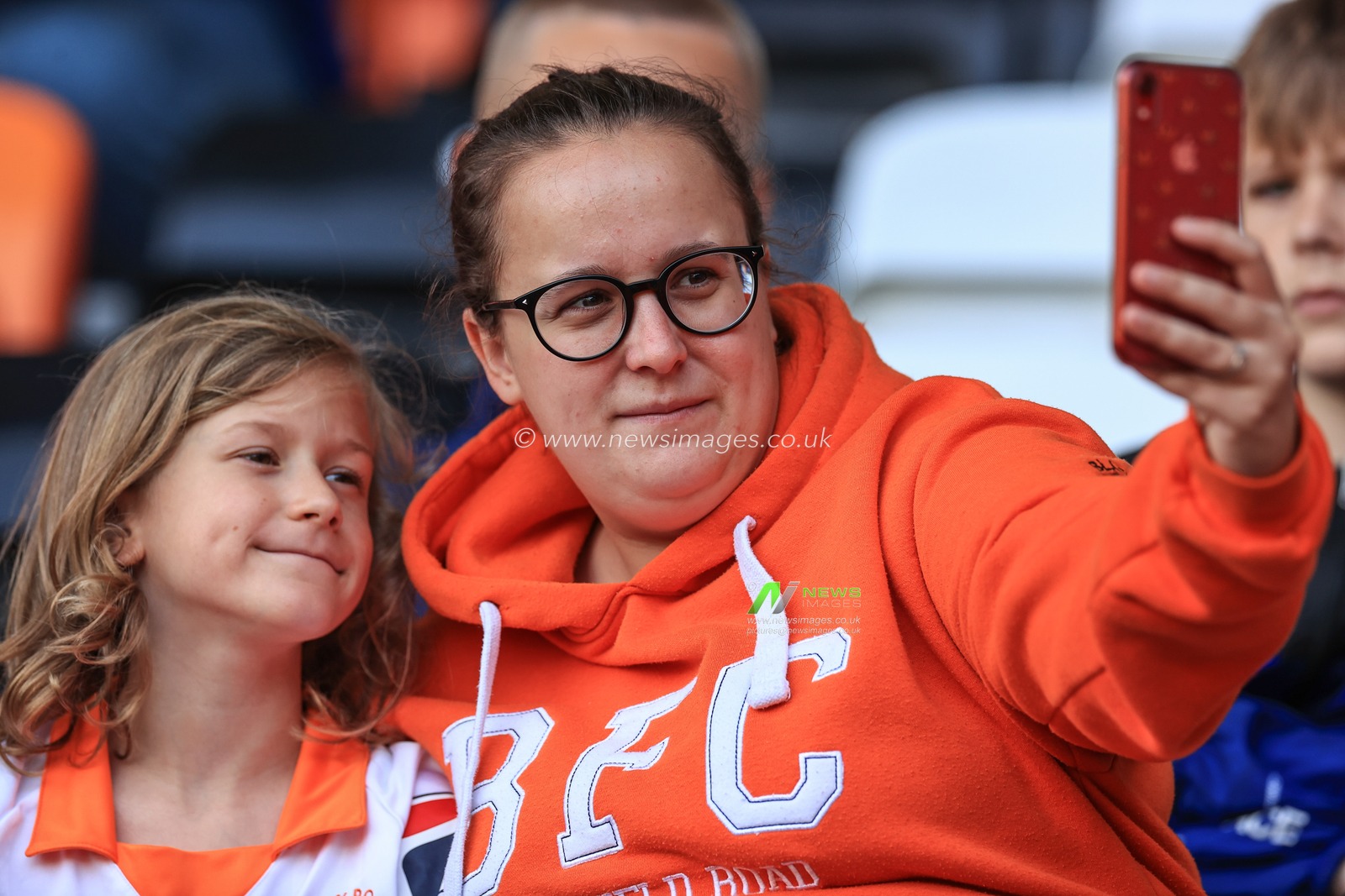 Blackpool fans before kickoff