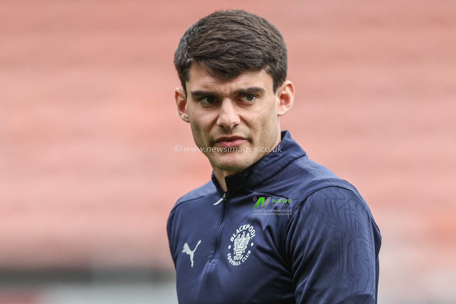 Rob Apter of Blackpool in the pregame warmup session during the Sky Bet League 1 match Blackpool vs Wrexham at Bloomfield Road, Blackpool, United Kingdom, 21st April 2025

(Photo by Alfie Cosgrove/News Images)