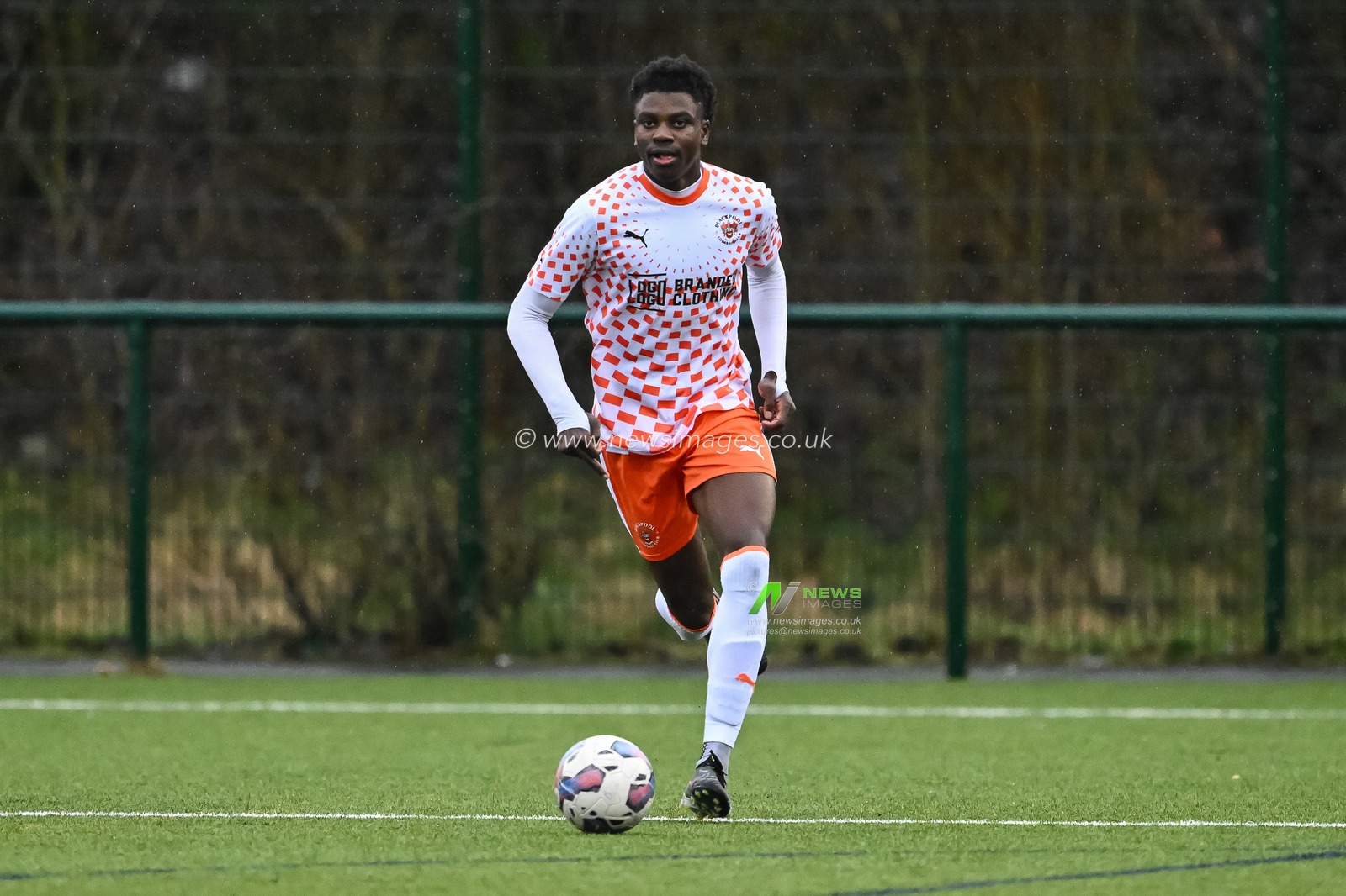 during the Central League match Salford City vs Blackpool at Salford Sports Village, Salford, United Kingdom, 23rd January 2024

(Photo by Craig Thomas/News Images)