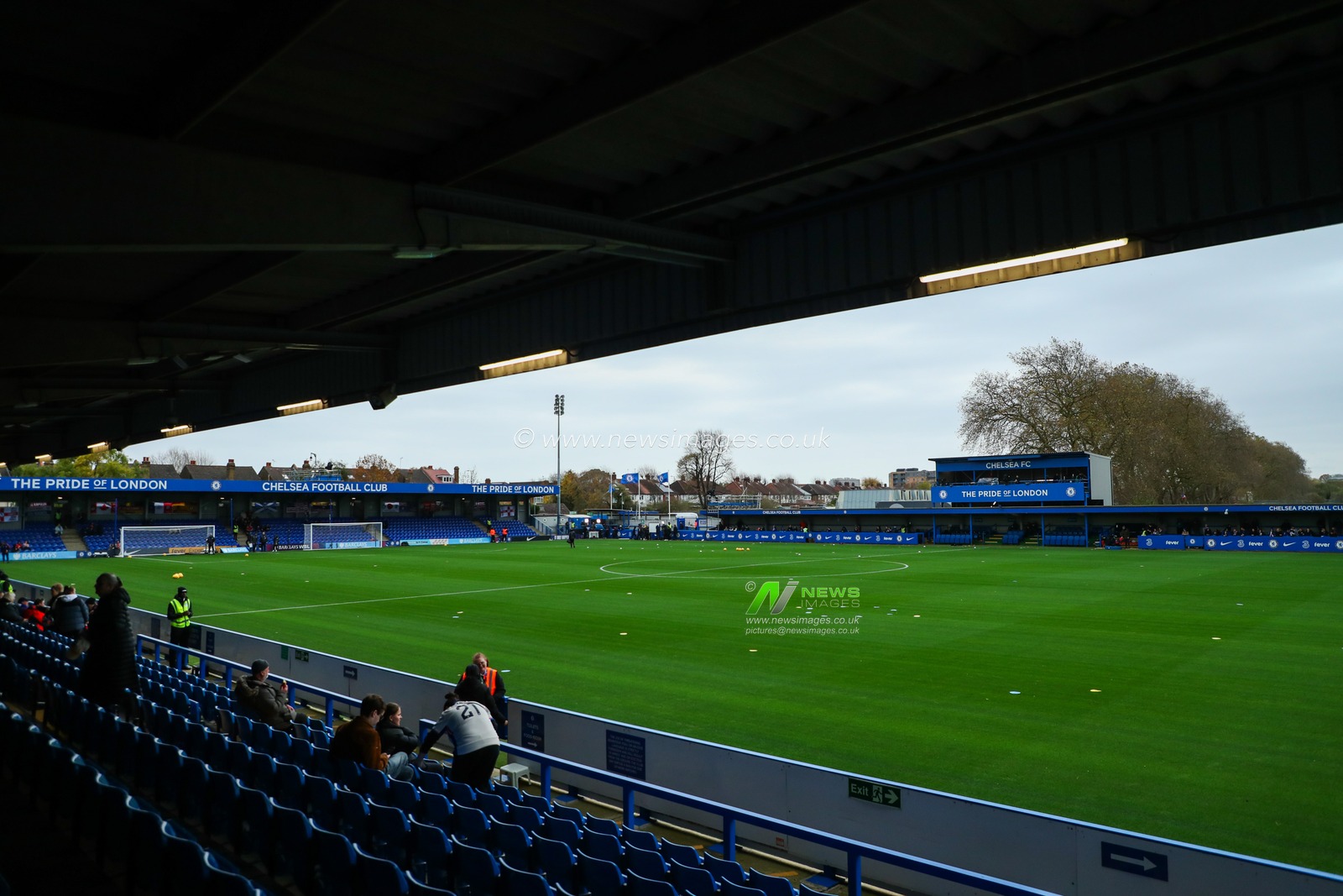 A general view of Kingsmeadow Stadium prior to the Barclays Women's Super League match Chelsea FC Women vs Manchester United Women at Kingsmeadow Stadium, Kingston upon Thames, United Kingdom, 24th November 2024

(Photo by Izzy Poles/News Images)