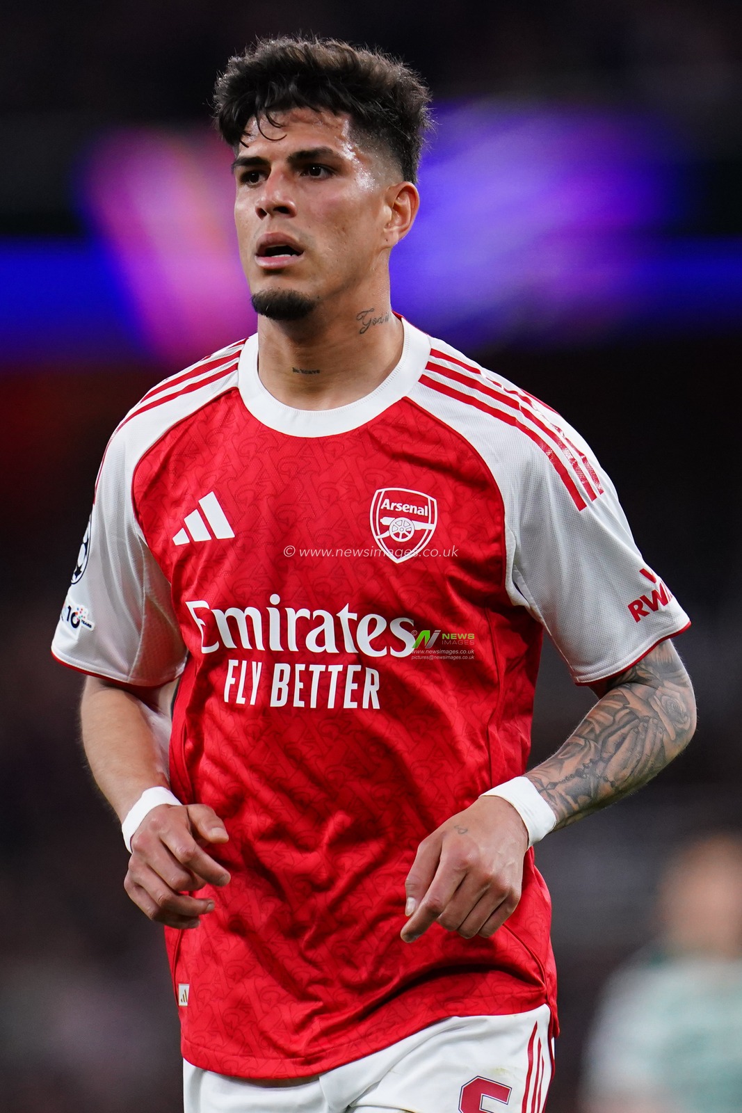 Piero Hincapie of Arsenal during the UEFA Champions League Quarter Finals match Arsenal vs Sporting CP at Arsenal stadium, London, United Kingdom on 15 April 2026

(Photo by Harvey Murphy/News Images)