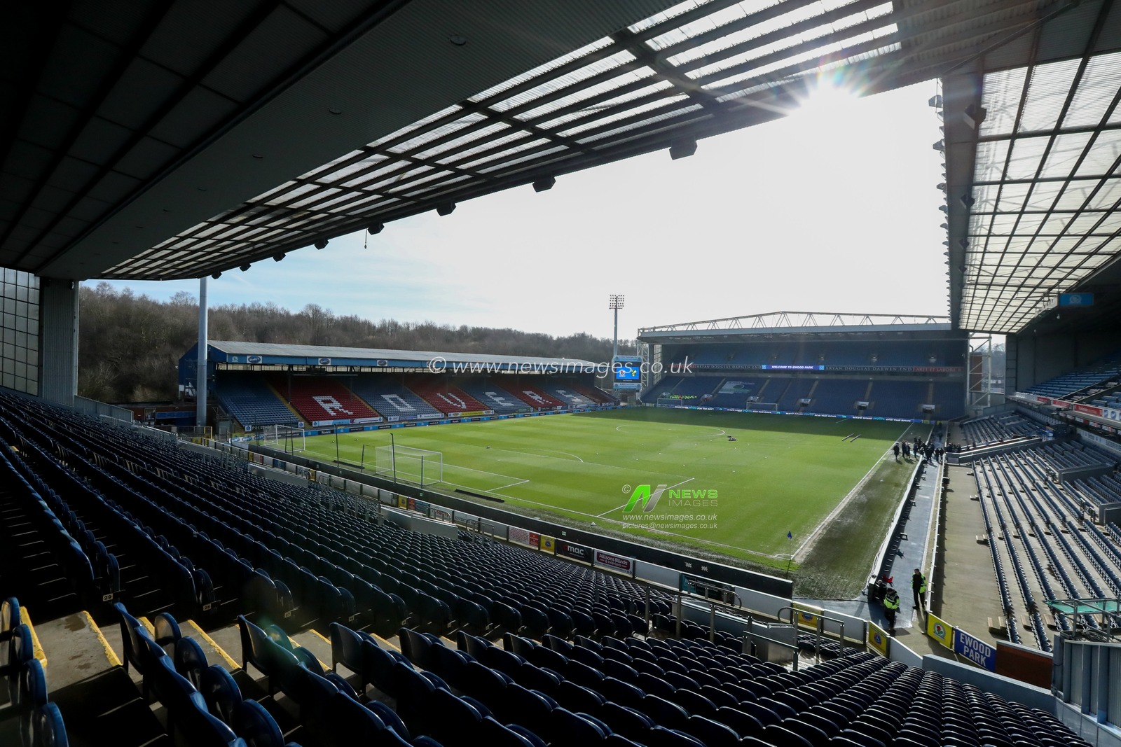 A general view of the Ewood Park before the Sky Bet Championship match Blackburn Rovers vs Norwich City at Ewood Park, Blackburn, United Kingdom, 1st March 2025

(Photo by Jorge Horsted/News Images)