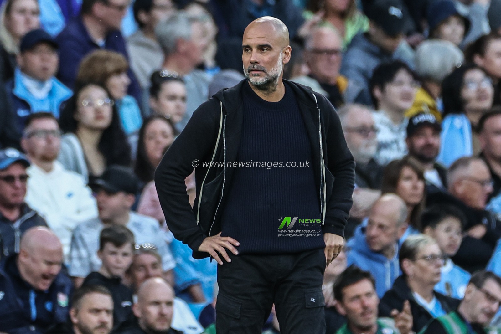 Pep Guardiola manager of Manchester City during the Premier League match Manchester City vs Wolverhampton Wanderers at Etihad Stadium, Manchester, United Kingdom, 2nd May 2025

(Photo by Mark Cosgrove/News Images)