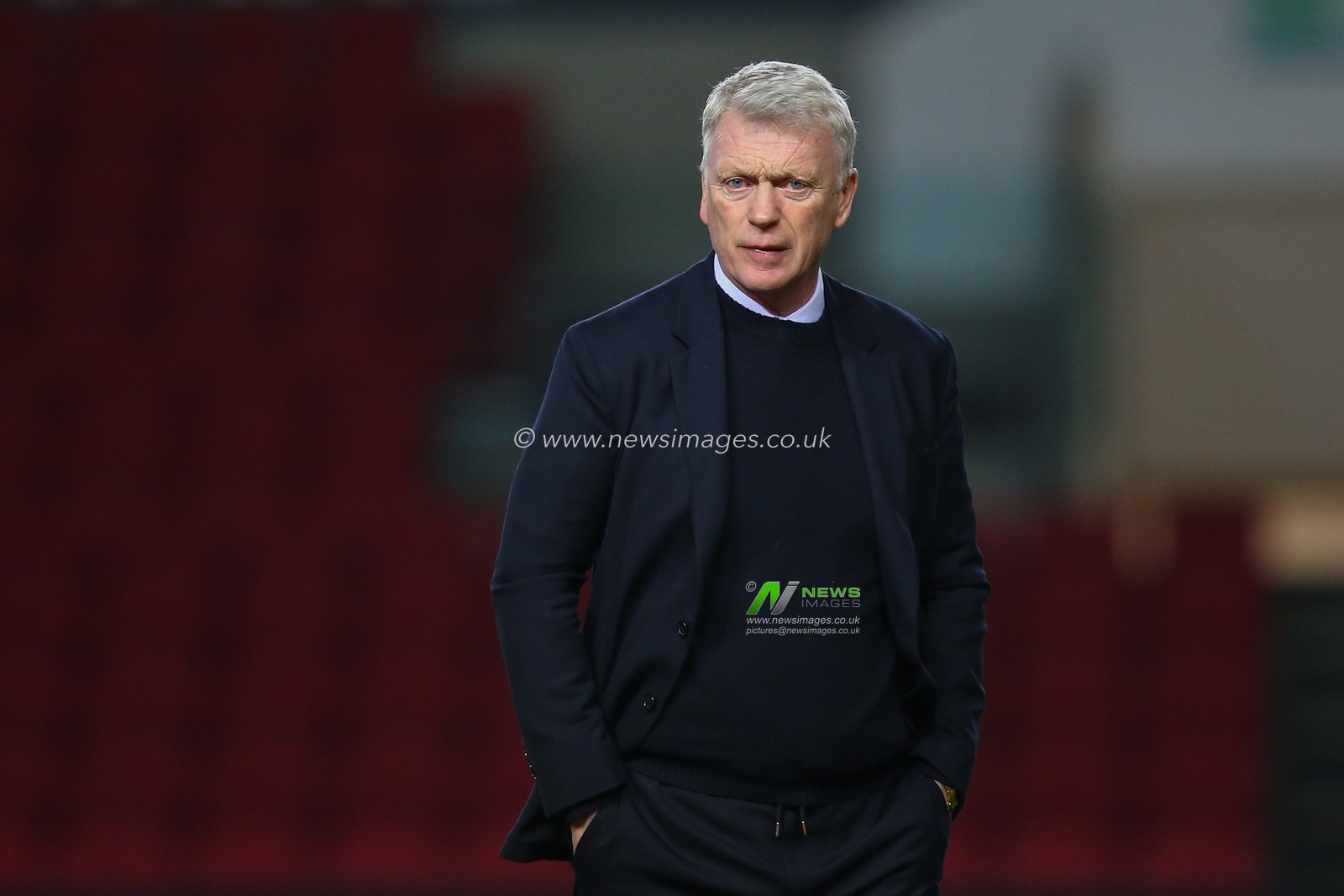 David Moyes manager of West Ham United arrives ahead of the Emirates FA Cup Third Round Replay match Bristol City vs West Ham United at Ashton Gate, Bristol, United Kingdom, 16th January 2024

(Photo by Gareth Evans/News Images)