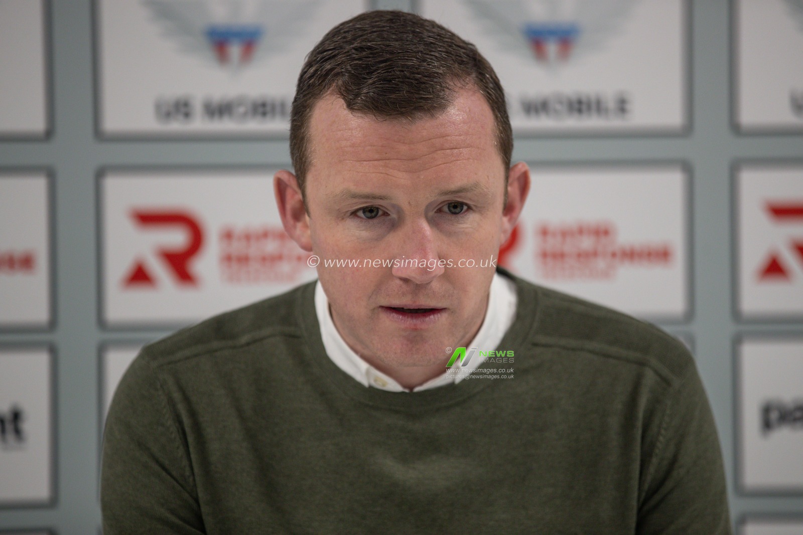 Neill Collins Head coach of Barnsley speaks in the post match press conference during the Sky Bet League 1 match Barnsley vs Leyton Orient at Oakwell, Barnsley, United Kingdom, 10th February 2024

(Photo by Alfie Cosgrove/News Images)