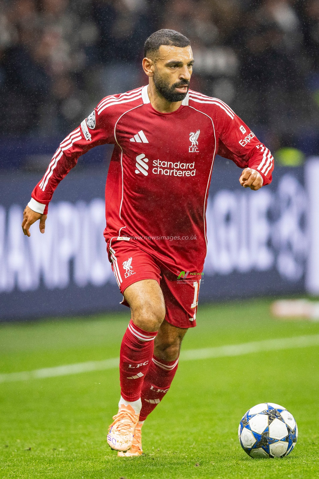 Mohamed Salah of Liverpool during the UEFA Champions League Matchday 3 of 8 Eintracht Frankfurt vs Liverpool at Deutsche Bank Park, Frankfurt, Germany, 22nd October 2025

(Photo by Ian Stephen/News Images)