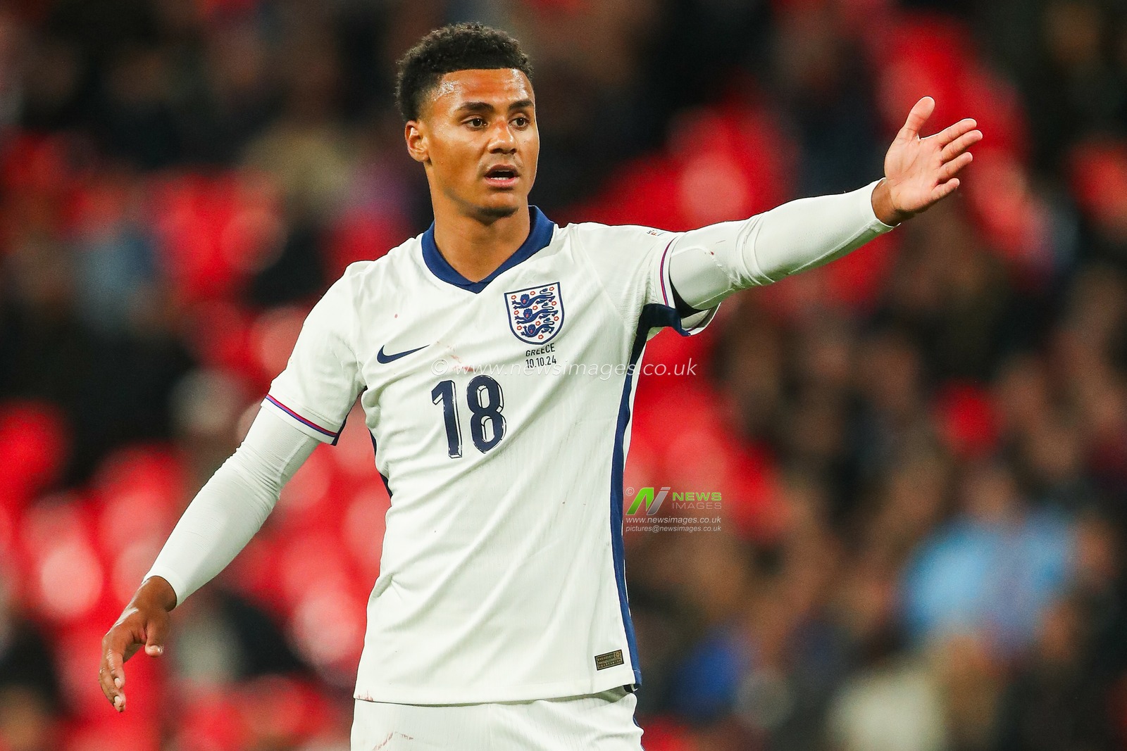 Ollie Watkins of England reacts during the UEFA Nations League - League B - Group B2 - match England vs Greece at Wembley Stadium, London, United Kingdom, 10th October 2024

(Photo by Gareth Evans/News Images)