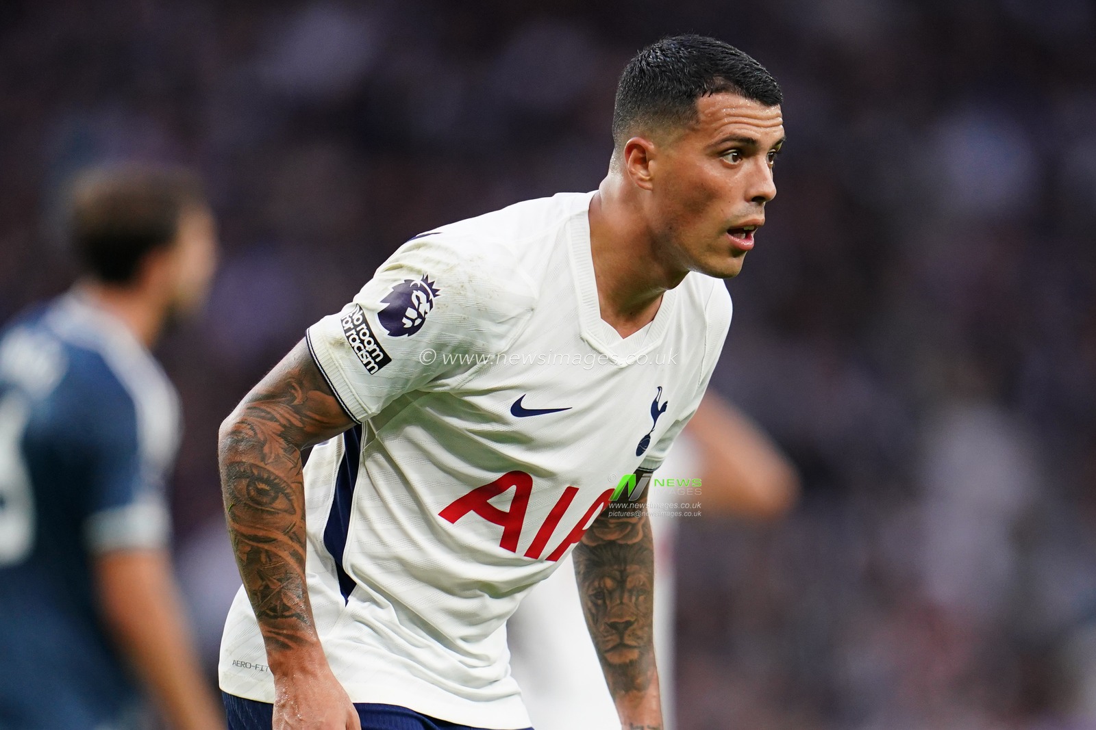 Pedro Porro of Tottenham Hotspur during the Premier League match Tottenham Hotspur vs Newcastle Untied at Tottenham Hotspur Stadium, London, United Kingdom on 29 August 2026

(Photo by Harvey Murphy/News Images)
