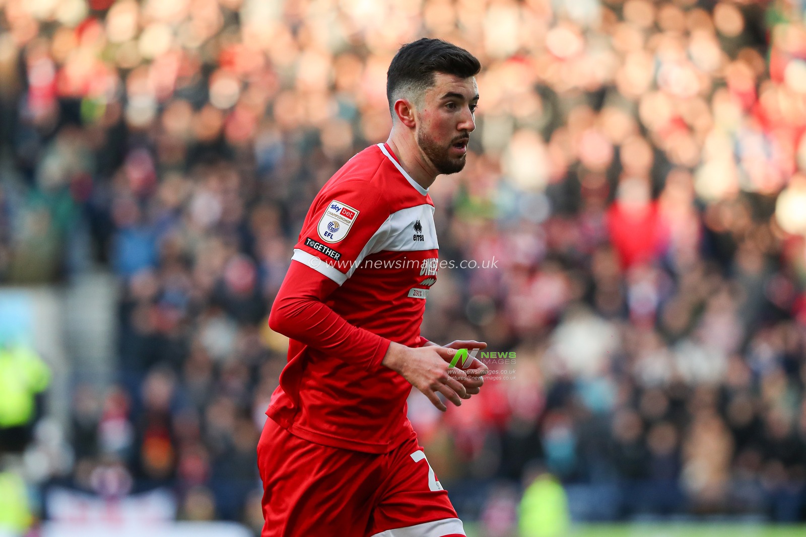 Finn Azaz of Middlesbrough during the Sky Bet Championship match Preston North End vs Middlesbrough at Deepdale, Preston, United Kingdom, 25th January 2025

(Photo by Jorge Horsted/News Images)
