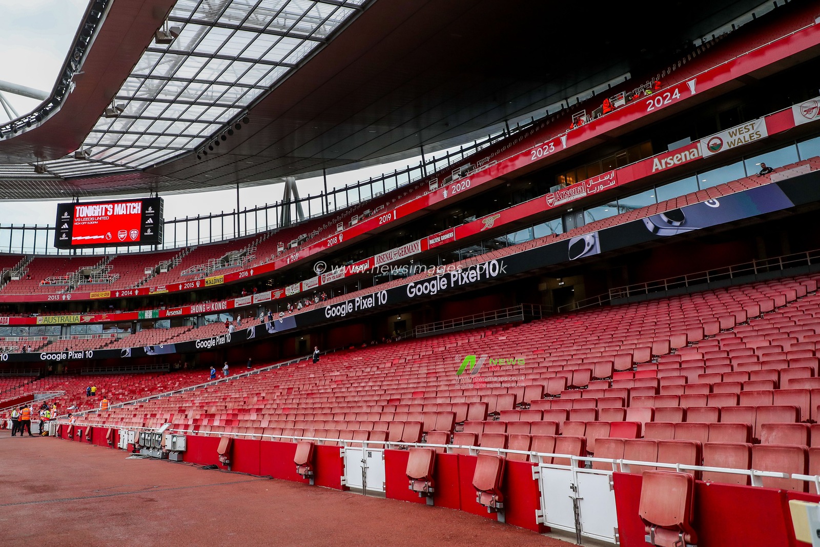 A general view of Emirates Stadium prior to the Premier League match Arsenal vs Leeds United at Emirates Stadium, London, United Kingdom, 23rd August 2025

(Photo by Izzy Poles/News Images)