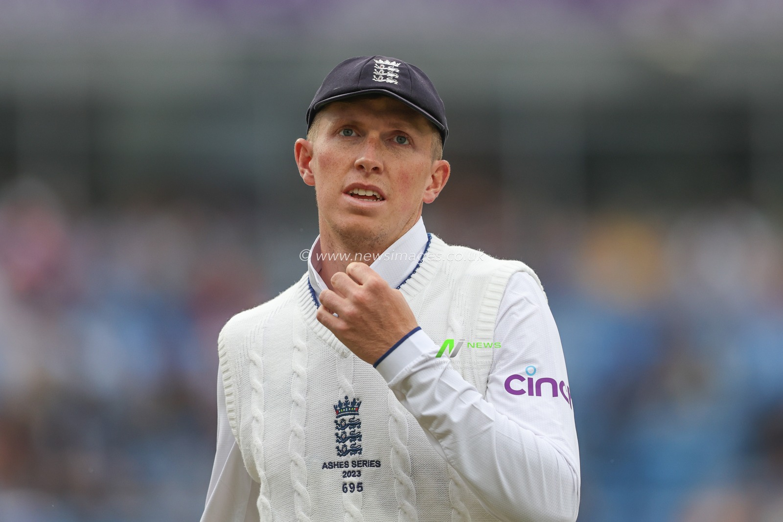 Zak Crawley of England during the LV= Insurance Ashes Third Test Series Day 3 England v Australia at Headingley Stadium, Leeds, United Kingdom, 8th July 2023

(Photo by Mark Cosgrove/News Images)