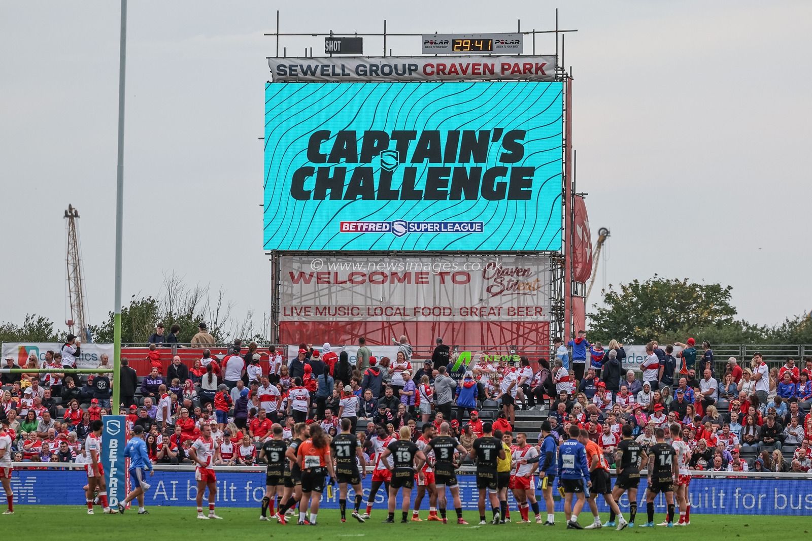 Captains Challenge during the Betfred Super League Round 25 match Hull KR vs Hull FC at Sewell Group Craven Park, Kingston upon Hull, United Kingdom, 7th September 2025

(Photo by Mark Cosgrove/News Images)