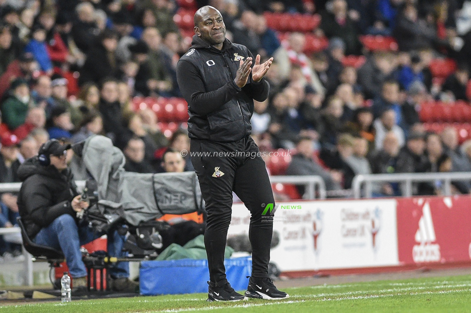24th January 2020, Stadium Of Light, Sunderland, England; Sky Bet League 1, Sunderland v Doncaster Rovers : Darren Moore, manager of Doncaster Rovers