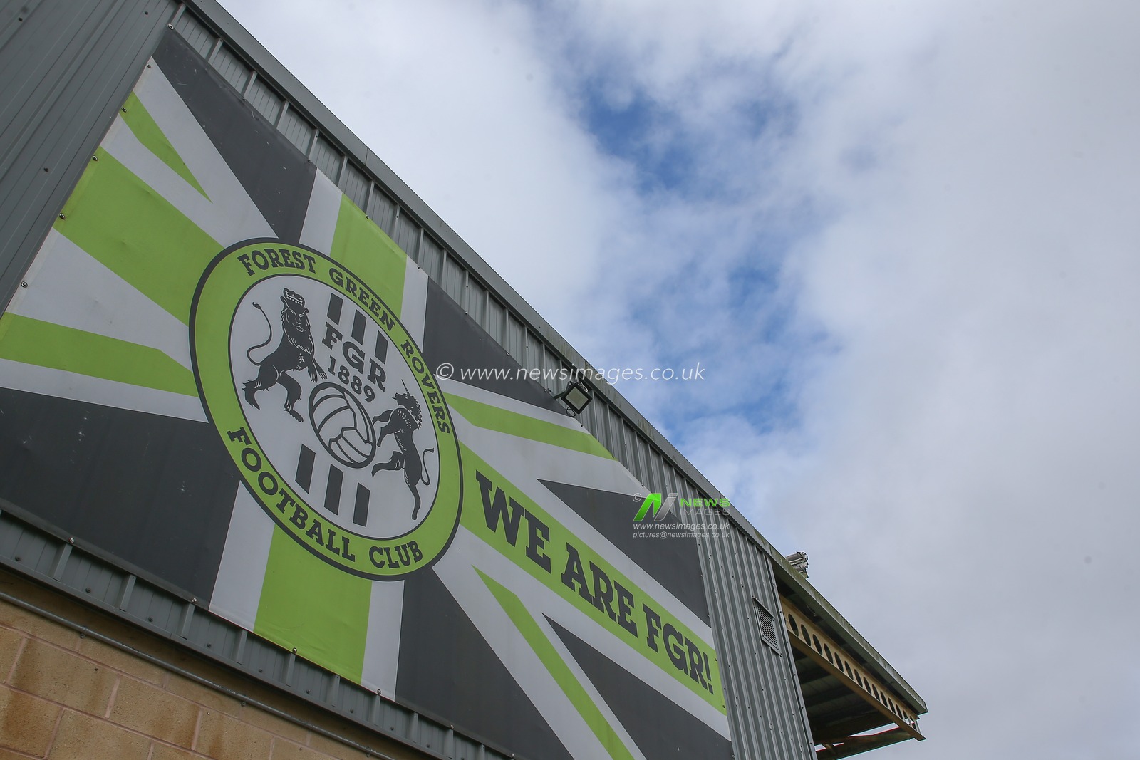 A general view outside of The New Lawn, home of Forest Green Rovers ahead of the Sky Bet League 1 match Forest Green Rovers vs Sheffield Wednesday at The New Lawn, Nailsworth, United Kingdom, 26th March 2023

(Photo by Gareth Evans/News Images)