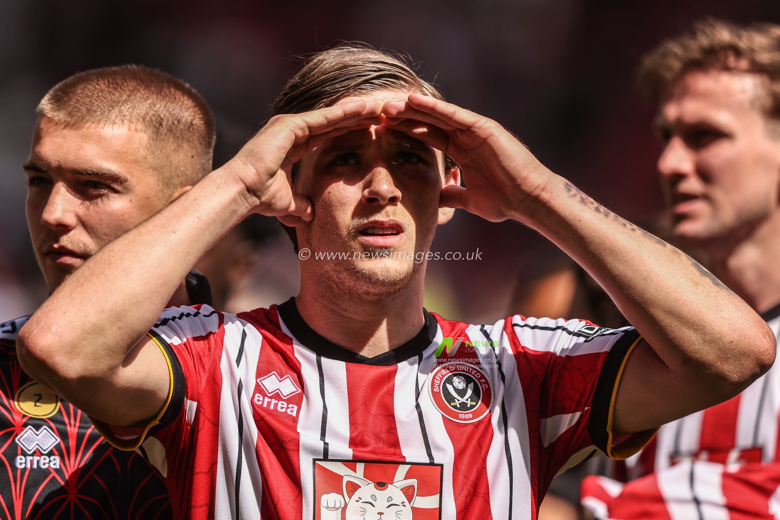 Sydie Peck of Sheffield United during the Sky Bet Championship match Sheffield United vs Blackburn Rovers at Bramall Lane, Sheffield, United Kingdom, 3rd May 2025

(Photo by Alfie Cosgrove/News Images)