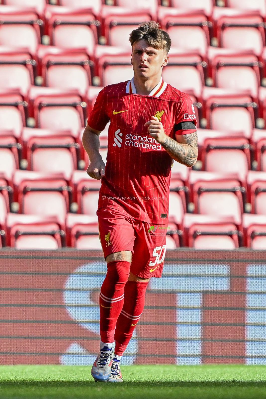 Ben Doak of Liverpool during the Pre-season friendly match Liverpool vs Las Palmas at Anfield, Liverpool, United Kingdom, 11th August 2024

(Photo by Cody Froggatt/News Images)