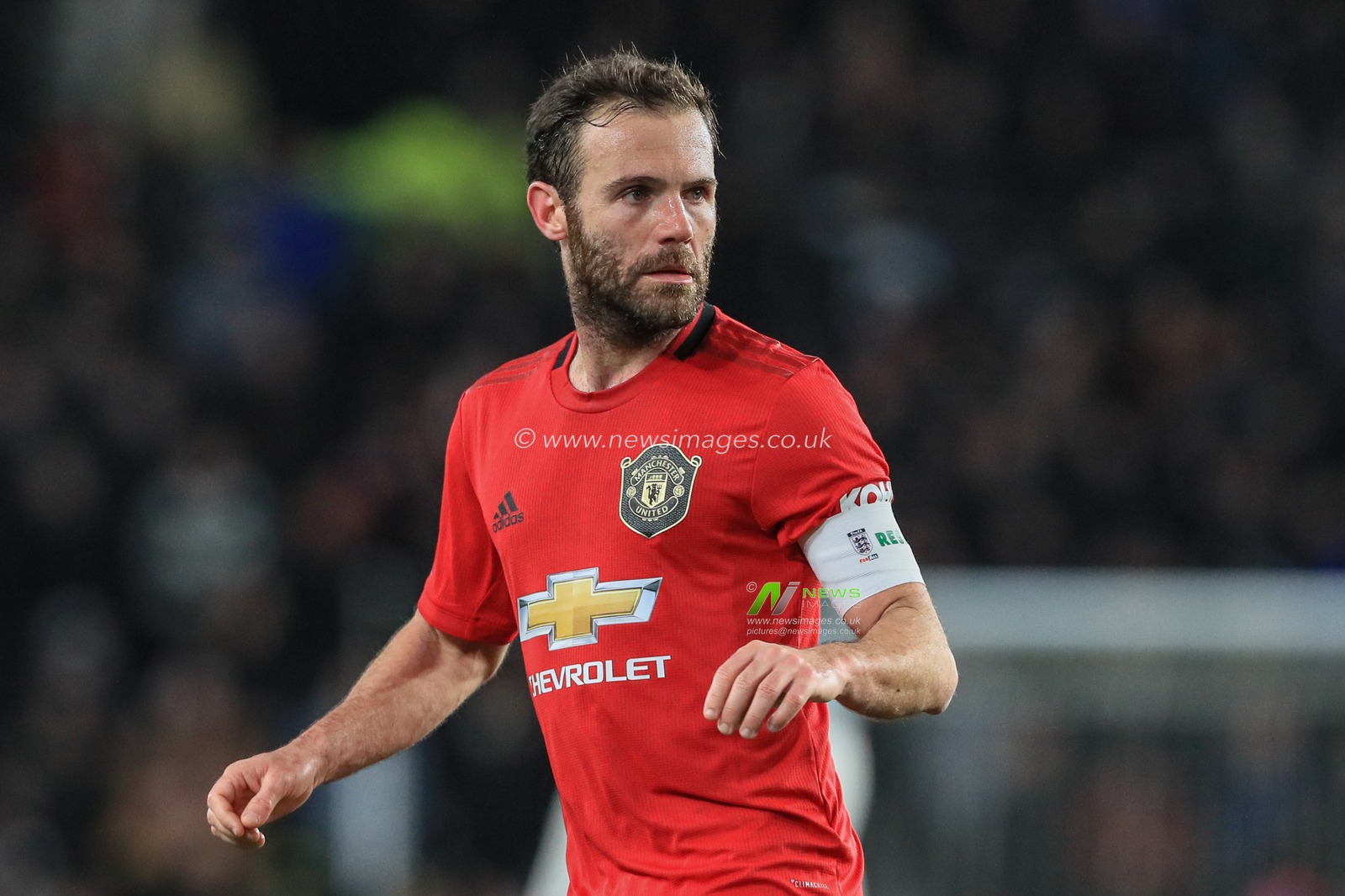 5th March 2020, Pride Park Stadium, Derby, England; Emirates FA Cup 5th Round, Derby County v Manchester United : Juan Mata (8) of Manchester United during the game