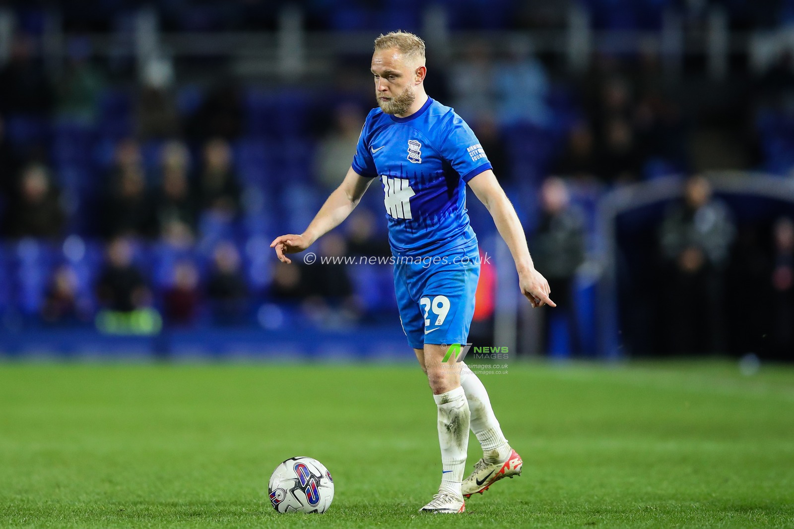 Alex Pritchard of Birmingham City in action during the Sky Bet Championship match Birmingham City vs Middlesbrough at St Andrews, Birmingham, United Kingdom, 12th March 2024

(Photo by Gareth Evans/News Images)